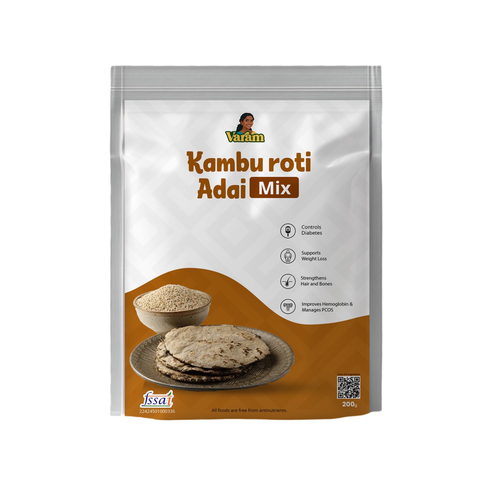 Kambu Roti (or) Adai Mix
